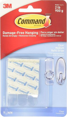 Command(Tm) Clear Medium Refill Strips 17021CLR-Es in Saudi Arabia