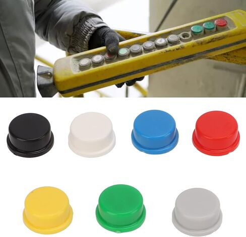 350 قطعة غطاء زر الضغط اللمسي 7 ألوان ABS البلاستيك استبدال غطاء زر الضغط للوحة الخبز A24 in Kuwait