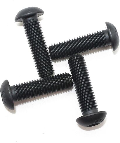 FullerKreg M6-1.0 x 16mm ISO 7380 Hex Drive Class 10.9 طلاء أكسيد أسود من سبائك الصلب بغطاء برغي (عبوة من 50) in Saudi Arabia