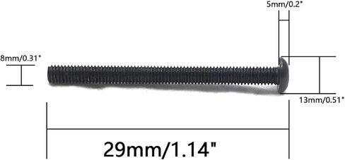 M8x16mm Button Head Socket Cap Screws,Alloy Steel, Fully Threaded,Allen Hex Drive(M8X16,20Pcs) in Saudi Arabia
