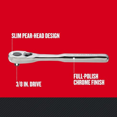 CRAFTSMAN Ratchet Wrench, 3/8-Inch Drive, 72-Tooth, Pear Head (CMMT81748) in Saudi Arabia