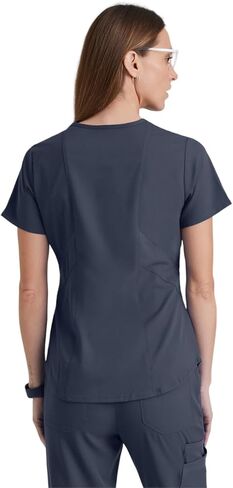 BARCO Grey's Anatomy Scrubs Impact - قميص Moto Scrub للنساء، قميص طبي برقبة على شكل حرف V، قميص سباندكس مطاطي للسيدات in Saudi Arabia