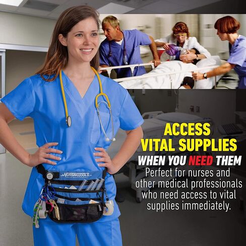 Kangapak Nurse Fanny Pack Multi Compartment Waist Organizer Tool Bag for Students, Practitioners & Medical Professionals in Kuwait