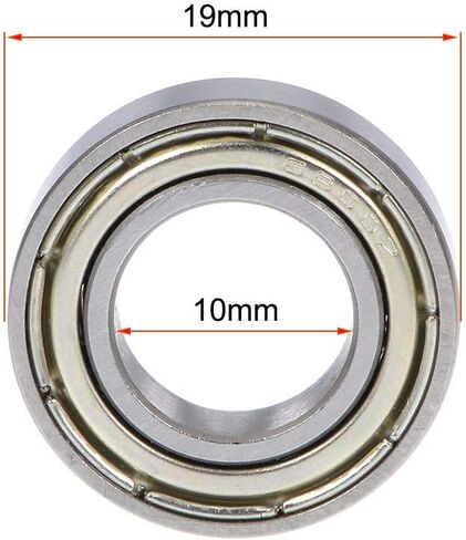 Pnzxi 20 قطعة 6800ZZ 10x19x5 مللي متر 6800Z 6800 الكرات الأخدود العميق منخفضة الضوضاء مزدوجة محمية تحمل الصلب in Saudi Arabia