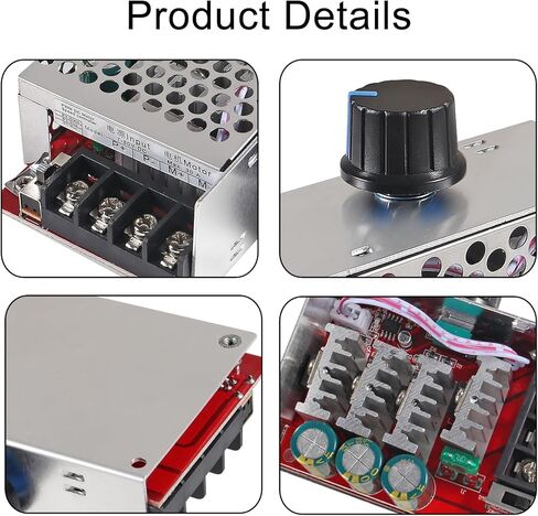 2 قطعة 7-70 فولت 30A PWM وحدة تحكم في سرعة محرك التيار المستمر مفتاح التحكم 12 فولت 24 فولت 36 فولت 48 فولت مع 30 أمبير فيوز فور عجلات الطاقة التحكم في السرعة in Kuwait