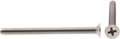 Prime-Line 9121236 Machine Screws, Metric, Flat Head, Phillips Drive, M4-0.7 X 50MM (10 Pack) in Saudi Arabia