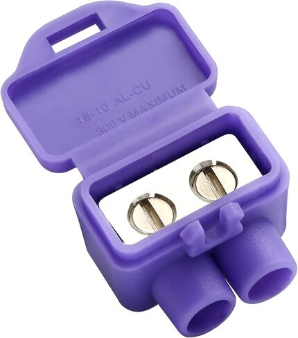 Copper to Aluminum Connectors, Copper Aluminum Wire Connectors with 2 Port, Aluminum to Copper Lug, Safe Aluminum to Copper Wire Connectors for Aluminum Wire Repair (10) in Saudi Arabia