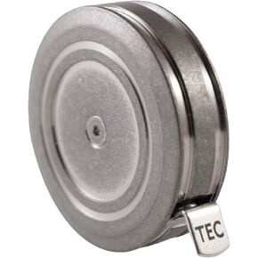 Ti-Tape Titanium Retractable Tape Measure - Special Edition - White Frost - 3 Foot User-Replaceable Tape - Pocket Size - Imperial and Metric - Keychain Clip - Everyday Carry in Saudi Arabia