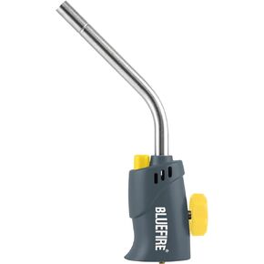 BLUEFIRE MRS-7014B رأس شعلة لحام الغاز للبروبان ووقود MAP PRO، تمديد فوهة أنبوب حرق 1.5 بوصة، بيزو ذاتي الإشعال، أسطوانة لحام، لهب ثلاثي النقاط in Kuwait