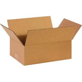 Partners Brand 14x10x5 Corrugated Cardboard Boxes, 14"L x 10"W x 5"H, Pack of 25 | Shipping, Packaging, Moving, Storage Box for Business, Strong Wholesale Bulk Boxes 14x10x5 14105 in Saudi Arabia