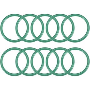 uxcell Fluorine Rubber O-Rings, 56mm OD 49mm ID 3.5mm Width FKM Seal Gasket for Machinery Plumbing, Green, Pack of 10 in Kuwait