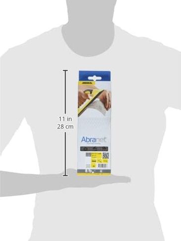 Mirka Abranet 3x9 Inch 240 Grit Mesh Sanding Sheets, Hook and Loop, 10 Pack in Saudi Arabia