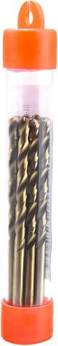 MAXTOOL No.43 10pcs Identical Jobber Length Drills 0.089" HSS M35 Cobalt Twist Drill Bits Wire Gauge Numbered Golden Straight Drills; JBN35G10R43P10 in Saudi Arabia