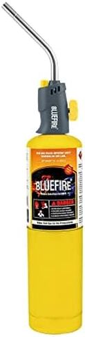 BLUEFIRE MRS-7014B رأس شعلة لحام الغاز للبروبان ووقود MAP PRO، تمديد فوهة أنبوب حرق 1.5 بوصة، بيزو ذاتي الإشعال، أسطوانة لحام، لهب ثلاثي النقاط in Kuwait