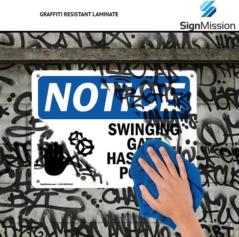 علامة إشعار إدارة السلامة والصحة المهنية - معدات الوقاية الشخصية المناسبة مطلوبة بعد هذه النقطة | علامة الومنيوم | قم بحماية عملك وموقع البناء والمستودعات ومنطقة المتجر | صنع في الولايات المتحدة الأمريكية in Kuwait