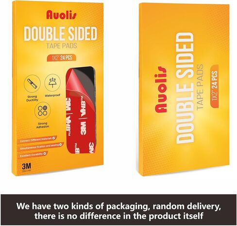 Auolis 3M شريط مزدوج الجوانب شديد التحمل 1 * 2 6 قطع 3M VHB شريط لاصق للسيارات والحرف اليدوية والتعليق على الحائط، شريط إسفنجي مربعات لاصقة قوية للداخلية والخارجية in Kuwait