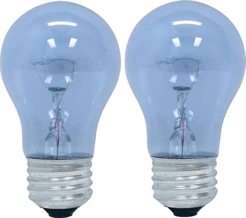GE Lighting 48706 40-Watt Reveal A15 Appliance Bulb, 2-Card, 2 Count (Pack of 1), Clear in Saudi Arabia
