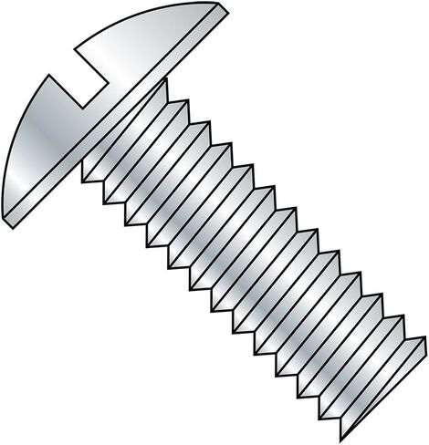 أجزاء صغيرة 584673 برغي آلة رأس تروس فولاذي، مطلي بالزنك، يلبي ASME B18.6.3، محرك مشقوق، مقاس 1/4 بوصة - 20 خيط، طول 2-1/4 بوصة، ملولب بالكامل، مستورد (عبوة من 50 قطعة) in Kuwait