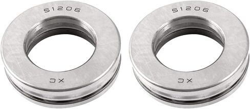 NGe Flat Thrust Ball Bearings 51206 Single Direction Thrust Ball Bearings 32mm x 52mm x 16mm Pack of 2（51206） in Saudi Arabia