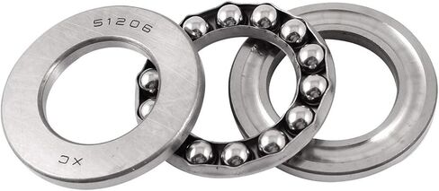 NGe Flat Thrust Ball Bearings 51206 Single Direction Thrust Ball Bearings 32mm x 52mm x 16mm Pack of 2（51206） in Saudi Arabia