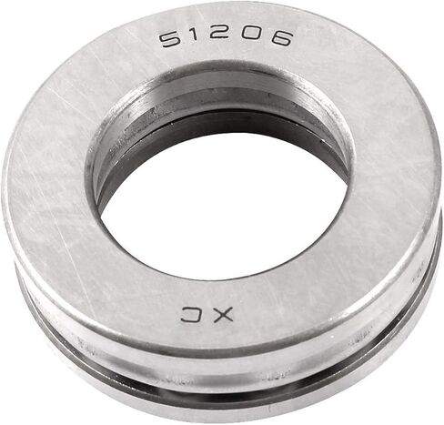 NGe Flat Thrust Ball Bearings 51206 Single Direction Thrust Ball Bearings 32mm x 52mm x 16mm Pack of 2（51206） in Saudi Arabia