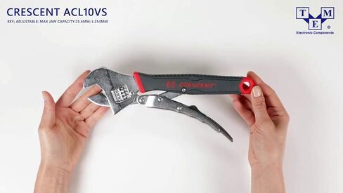 Crescent 10" Locking Adjustable Dual Material Wrench | ACL10VS in Saudi Arabia