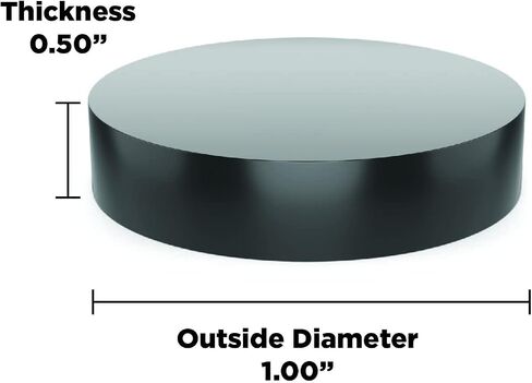 Isolate It: Sorbothane Vibration Isolation Circular Disc Pad 0.5" Thick 1" Dia. 50 Duro - 8 Pack in Saudi Arabia