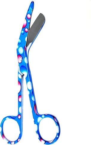 Set of 3 Lister Bandage Scissors 5.5" Assorted Pattern Shears Ideal Gift For Nurses Doctors Firefighters Made Of premium Quality Stainless Steel in Kuwait