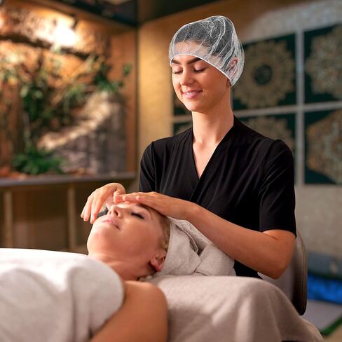 عش شعر اللحية من النايلون الناعم للاستعمال مرة واحدة من شركة ABC البيضاء in Kuwait