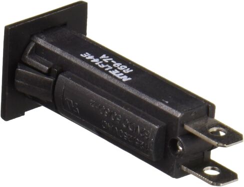 NTE Electronics R59-7A Thermal Circuit Breaker, Fuse Holder Type, 0.250" Quick Connect Terminal, 0.017 Ohms, 7 Amp in Saudi Arabia