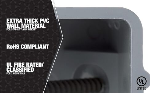 ماديسون للمنتجات الكهربائية صندوق جهاز ثلاثي العصابات من MSB3G مع عمق قابل للتعديل، شديد التحمل 40 باوند in Kuwait