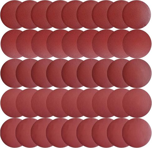 SACKORANGE 50 قطعة أقراص صنفرة PSA مقاس 9 بوصات - 10 قطع لكل منها 60، 80، 120، 180، 240 حبيبة - أقراص ورق صنفرة ذاتية اللصق مقاس 9 بوصة لـ DA Sander، طلاء السيارات الرملي، خشب النجارة، المعدن in Saudi Arabia