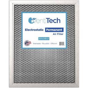 Venti Tech 16x20x1 فلتر هواء إلكتروستاتيكي قابل للغسل. فلتر هواء للتدفئة والتهوية وتكييف الهواء قابل لإعادة الاستخدام in Kuwait