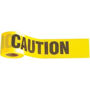 Johnson Level & Tool 3324 Standard Caution/Cuidado Tape, 3" x 1000', Yellow, 1 Roll in Saudi Arabia