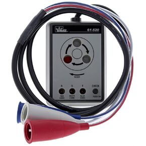 IDEAL INDUSTRIES INC. 61-520 3-Phase Sequence Tester with Color-Coded Insulators,Black in Saudi Arabia