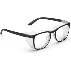 TOREGE Safety Glasses, Fashionable Protective EyewearWith Clear, Anti Fog Lenses