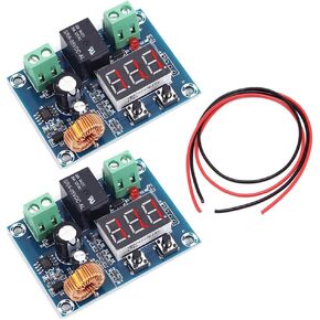 DAOKI 2PCS Digital Low Voltage Discharge Protection Module Disconnect Switch Over Discharge Protection Protector for 12-36V Lithium Battery with 24AWG Wire in Saudi Arabia