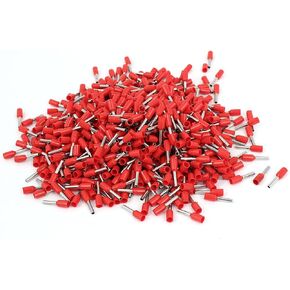 uxcell 1000Pcs E1008 Insulated Cord End Terminal Wire Ferrules Pin 18AWG in Saudi Arabia