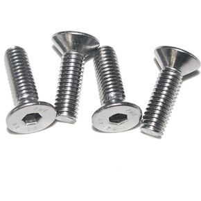 Fullerkreg M10-1.5x70mm,Hex Drive Flat Head Screw,18-8 Stainless Steel,Pcs of 5