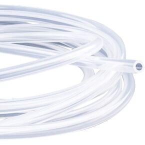 AKZYTUE Silicone Tubing 5/64"(2mm) ID x 13/64"(5mm) OD 16.5ft(5m) Silicone Rubber Tube Air Hose Pipe for Pump Transfer Clear in Saudi Arabia