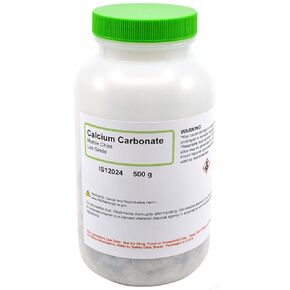 رقائق رخامية من الدرجة المعملية (كربونات الكالسيوم)، 500 جرام - المجموعة الكيميائية المنسقة in Kuwait