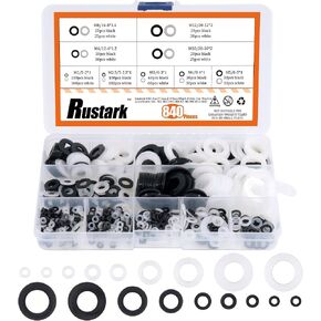 165 Pcs Copper Washer Assortment 8 Size M6 M8 M10 M12 M14 M16 M18 M20 Metric Sealing Washers Flat Ring Washers with Storage Case (8 Sizes) in Kuwait