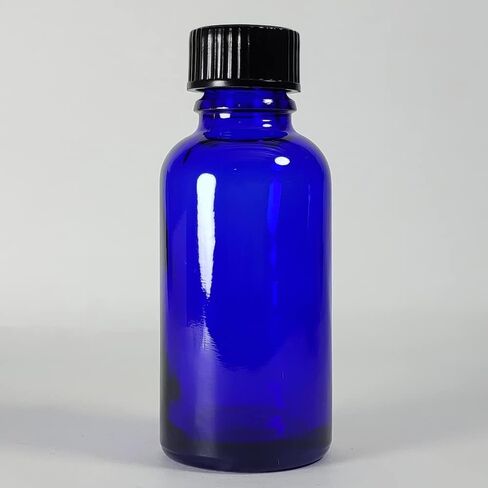 Bioll 30ml (1 oz) glass bottle. Essential oil bottle with lid. For Perfume, Aromatherapy, Lab Refillable Sample Vials - 12 Pack (Amber) in Kuwait