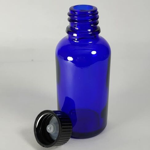 Bioll 30ml (1 oz) glass bottle. Essential oil bottle with lid. For Perfume, Aromatherapy, Lab Refillable Sample Vials - 12 Pack (Amber) in Kuwait