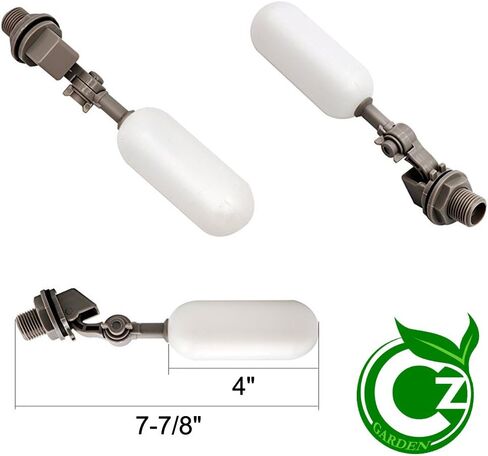 صمام عائم صغير من مادة PVC مع ذراع قابل للتعديل • خط إمداد أنابيب التناضح العكسي RO من الفينيل مقاس 1/2 بوصة (أسود) in Kuwait