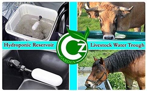 صمام عائم صغير من مادة PVC مع ذراع قابل للتعديل • خط إمداد أنابيب التناضح العكسي RO من الفينيل مقاس 1/2 بوصة (أسود) in Kuwait