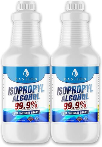 كحول الأيزوبروبيل (المحمر) (IPA) درجة نقاء 99.9% وفقًا لدستور الأدوية الأمريكي - صنع في الولايات المتحدة الأمريكية (2) زجاجات سعة 32 أونصة in Kuwait