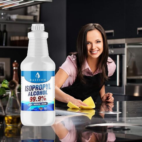 كحول الأيزوبروبيل (المحمر) (IPA) درجة نقاء 99.9% وفقًا لدستور الأدوية الأمريكي - صنع في الولايات المتحدة الأمريكية (2) زجاجات سعة 32 أونصة in Kuwait