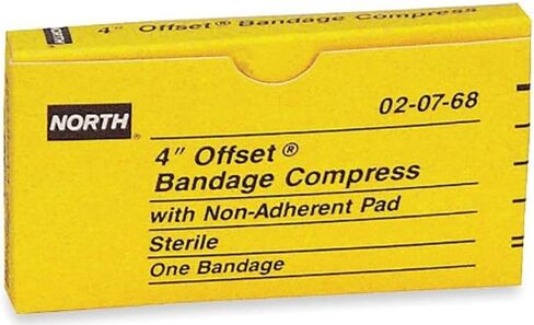 Honeywell Safety Bandage Compress, 4'' OFFSET?, 1 per unit 020768 in Saudi Arabia
