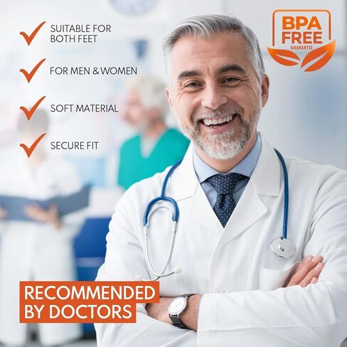 مصحح الورم للنساء عند إصبع القدم الكبير، جبيرة الورم العظمية، لتخفيف آلام فاصل إصبع القدم الكبير، كم لتخفيف آلام الورم في إبهام القدم - تصحيح غير جراحي، مملس إصبع القدم المطرقة (عبوتان) in Kuwait